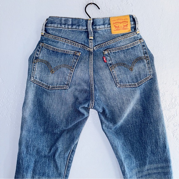 Levi’s 501 White Oak Blue Jeans Size 25 - Picture 4 of 8